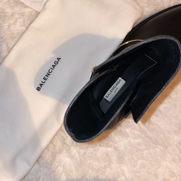 NIB BALENCIAGA Leather Boots - Picture 9 of 12